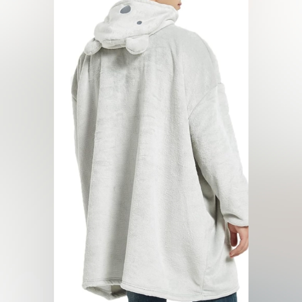 Bear Plush Blanket Hoodie